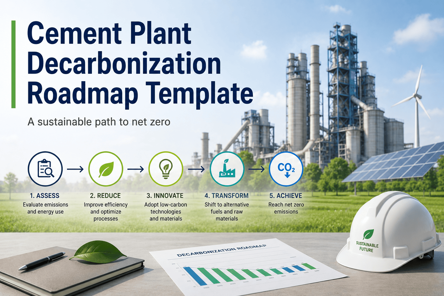 cement-plant-decarbonization-roadmap-template