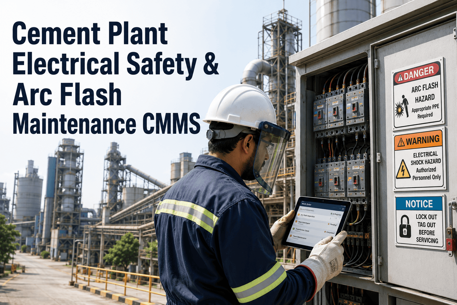 cement-plant-electrical-safety-arc-flash-maintenance
