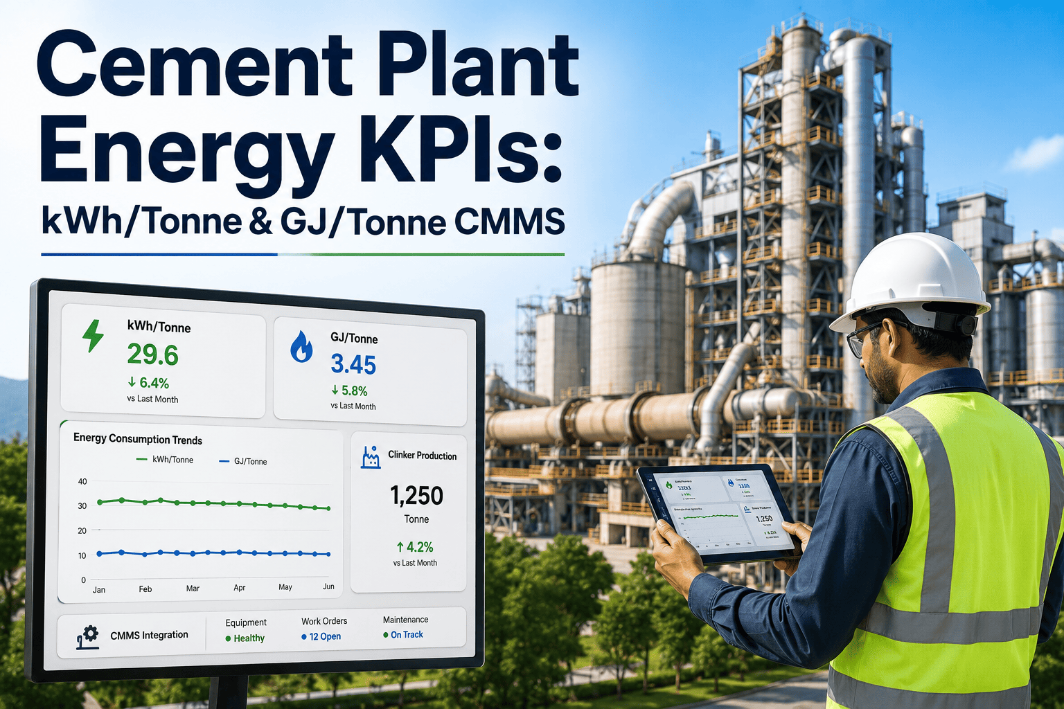 cement-plant-energy-kpis-kwh-tonne-gj-tonne-cmms