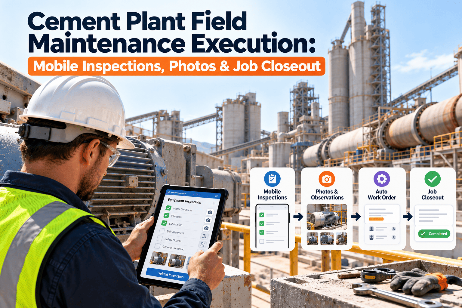 cement-plant-field-maintenance-execution-mobile-inspections-photos-job-closeout