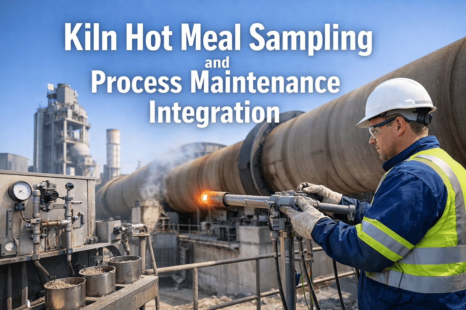 cement-plant-kiln-hot-meal-sampling-process-maintenance-cmms