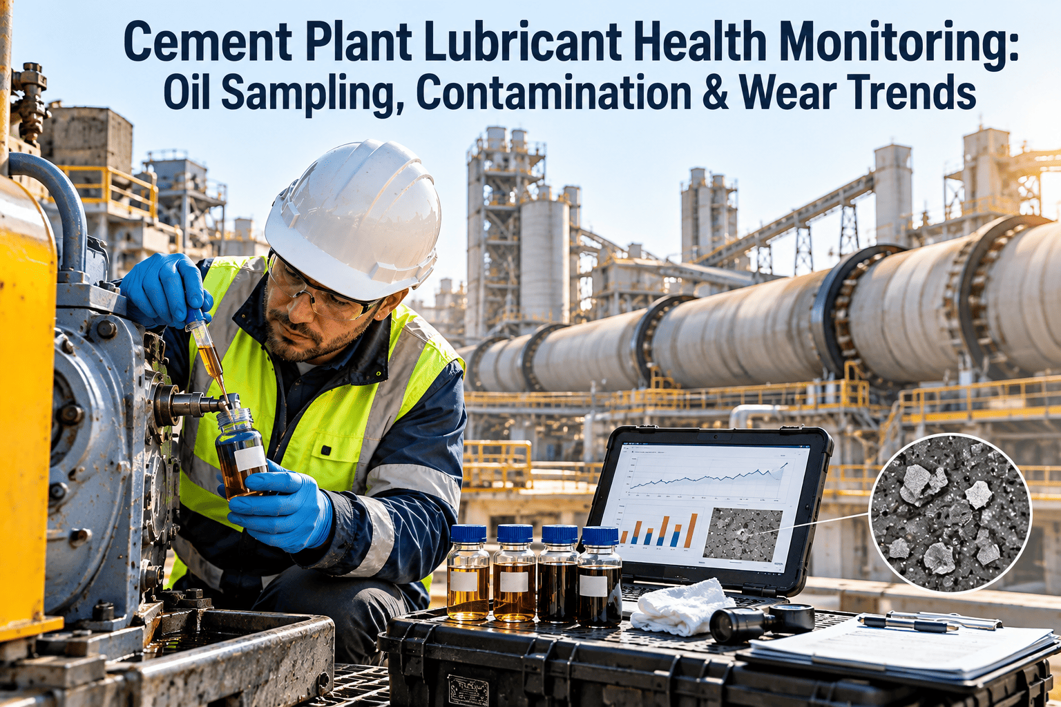 cement-plant-lubricant-health-monitoring-oil-sampling-contamination-wear-trends