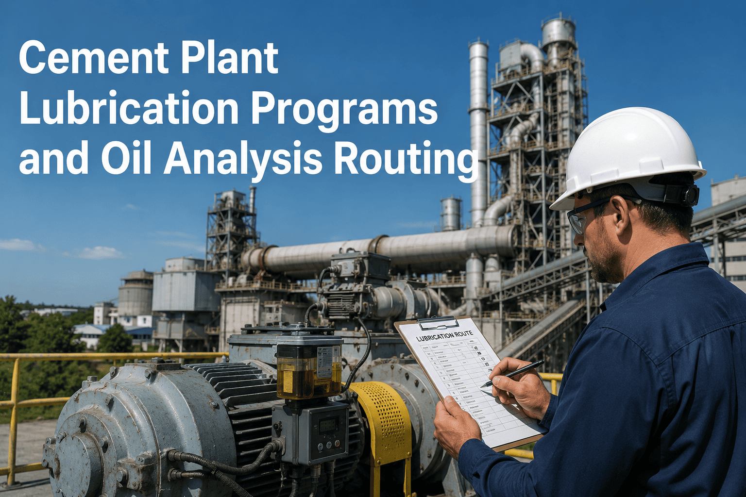 cement-plant-lubrication-programs-oil-analysis-routing