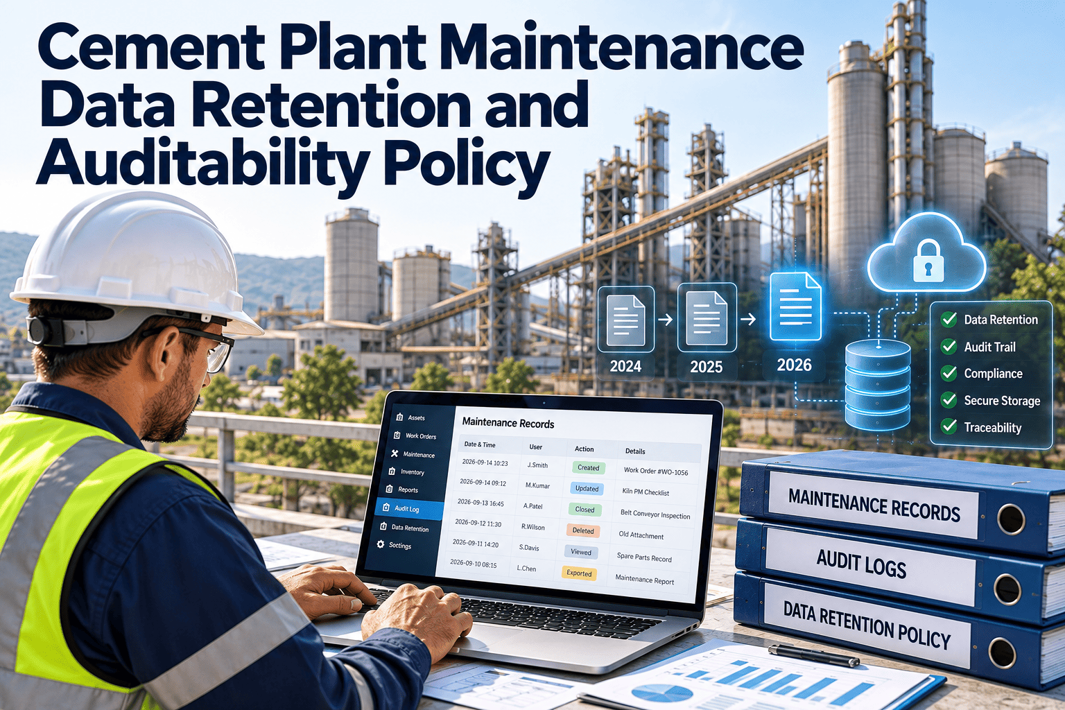 cement-plant-maintenance-data-retention-and-auditability-policy