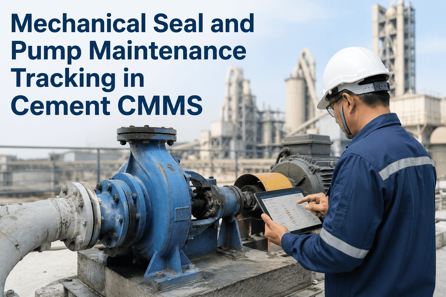 cement-plant-mechanical-seal-pump-maintenance-cmms-tracking