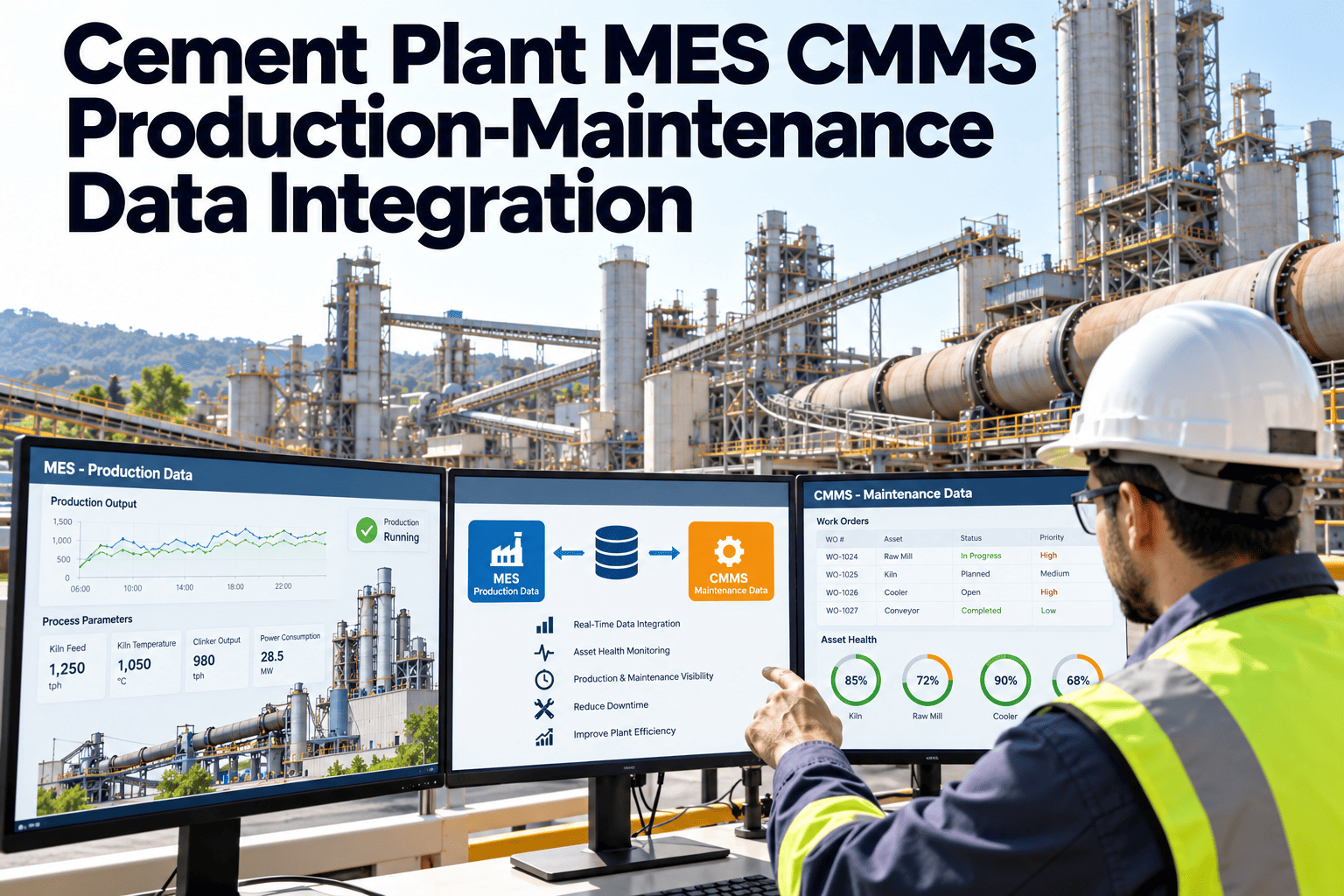 cement-plant-mes-cmms-production-maintenance-data-integration
