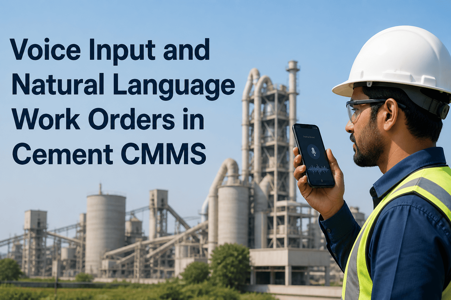 cement-plant-natural-language-cmms-work-order-voice-input