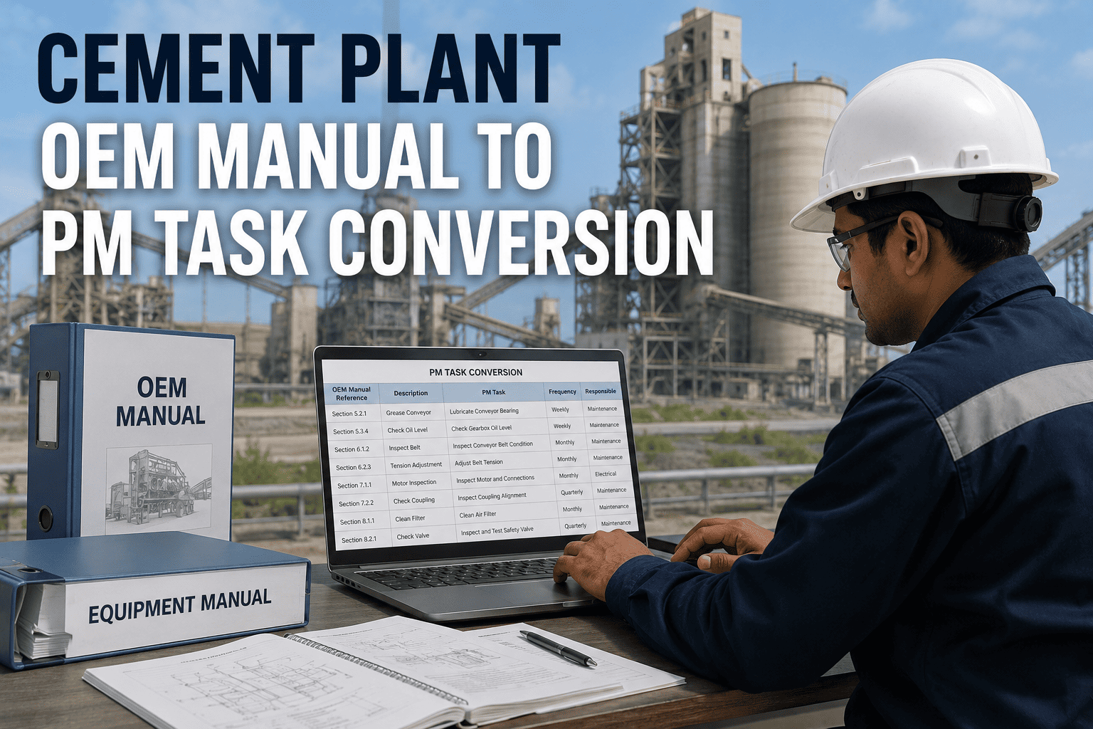 cement-plant-oem-manual-pm-task-conversion