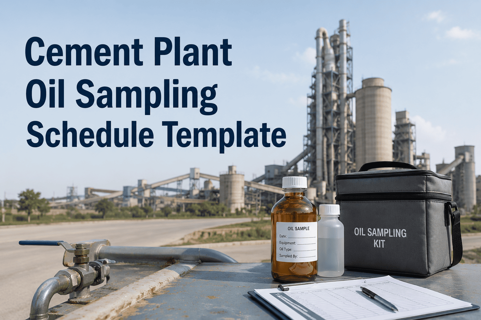 cement-plant-oil-sampling-schedule-template
