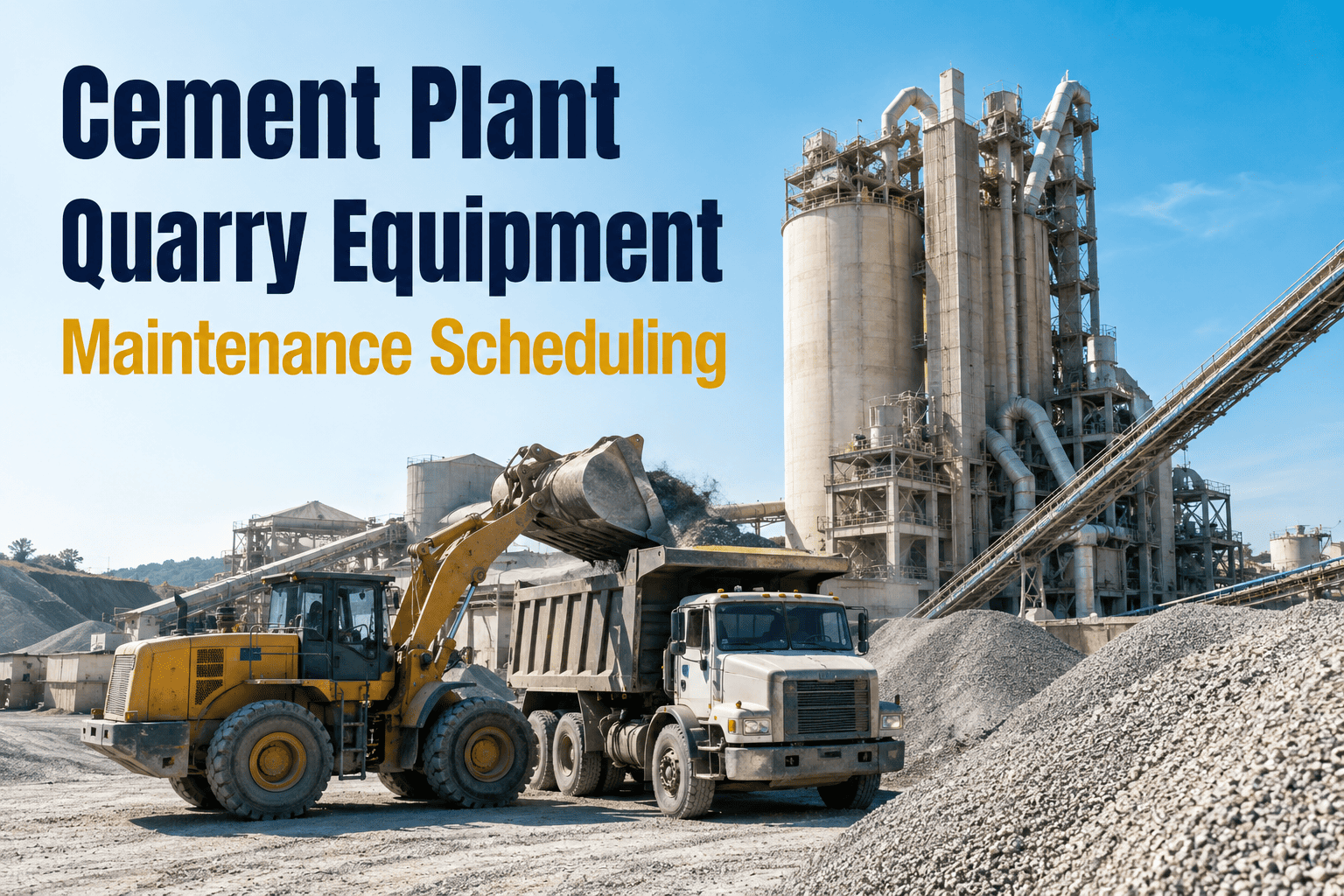 cement-plant-quarry-equipment-maintenance-scheduling