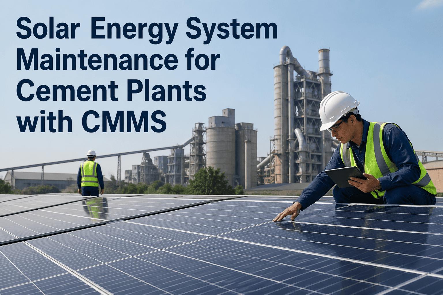cement-plant-rooftop-solar-energy-system-maintenance-cmms