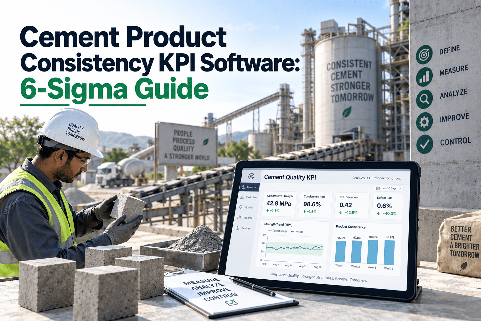 cement-product-consistency-kpi-software-6-sigma-guide