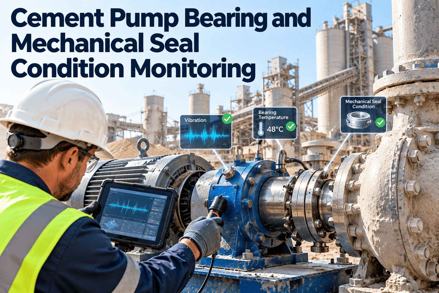cement-pump-bearing-and-mechanical-seal-condition-monitoring