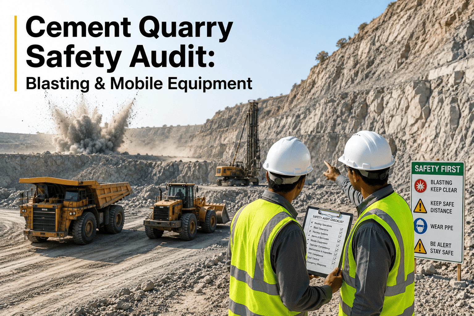cement-quarry-safety-audit-blasting-mobile-equipment