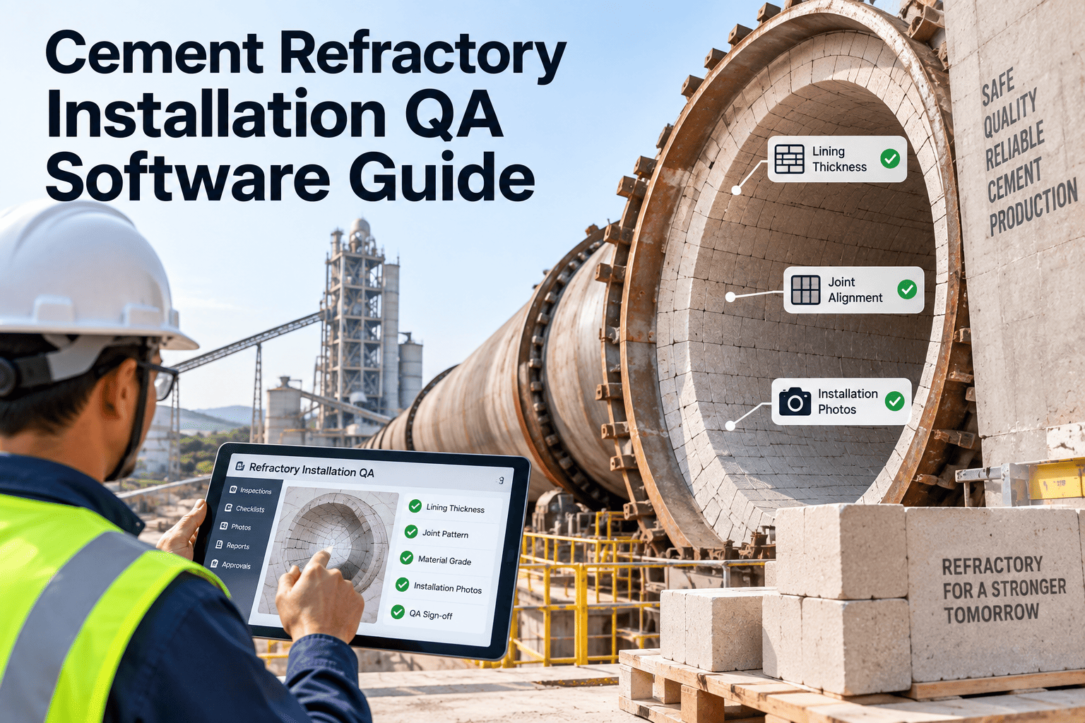 cement-refractory-installation-qa-software-guide