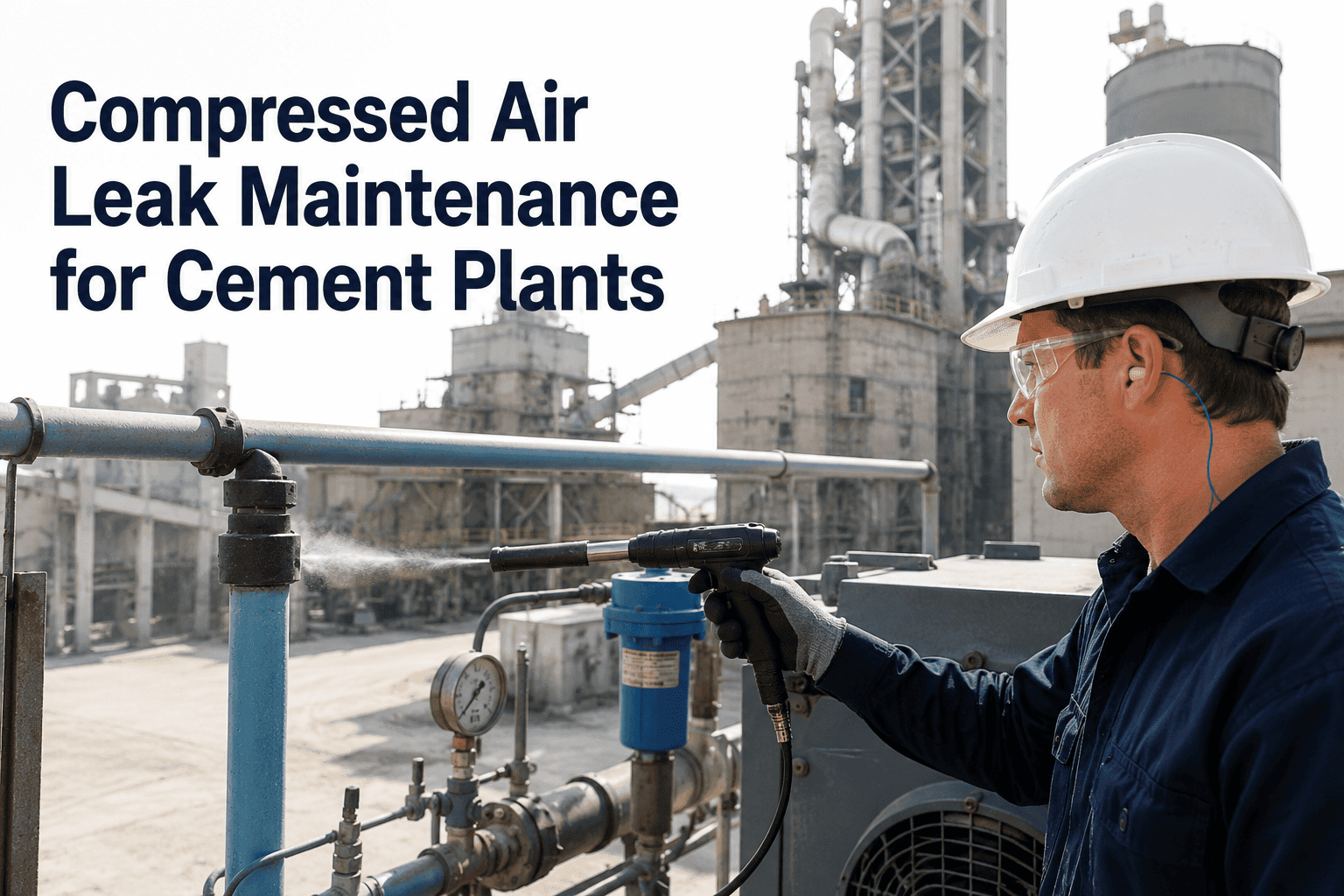 compressed-air-leak-maintenance-cement-plants