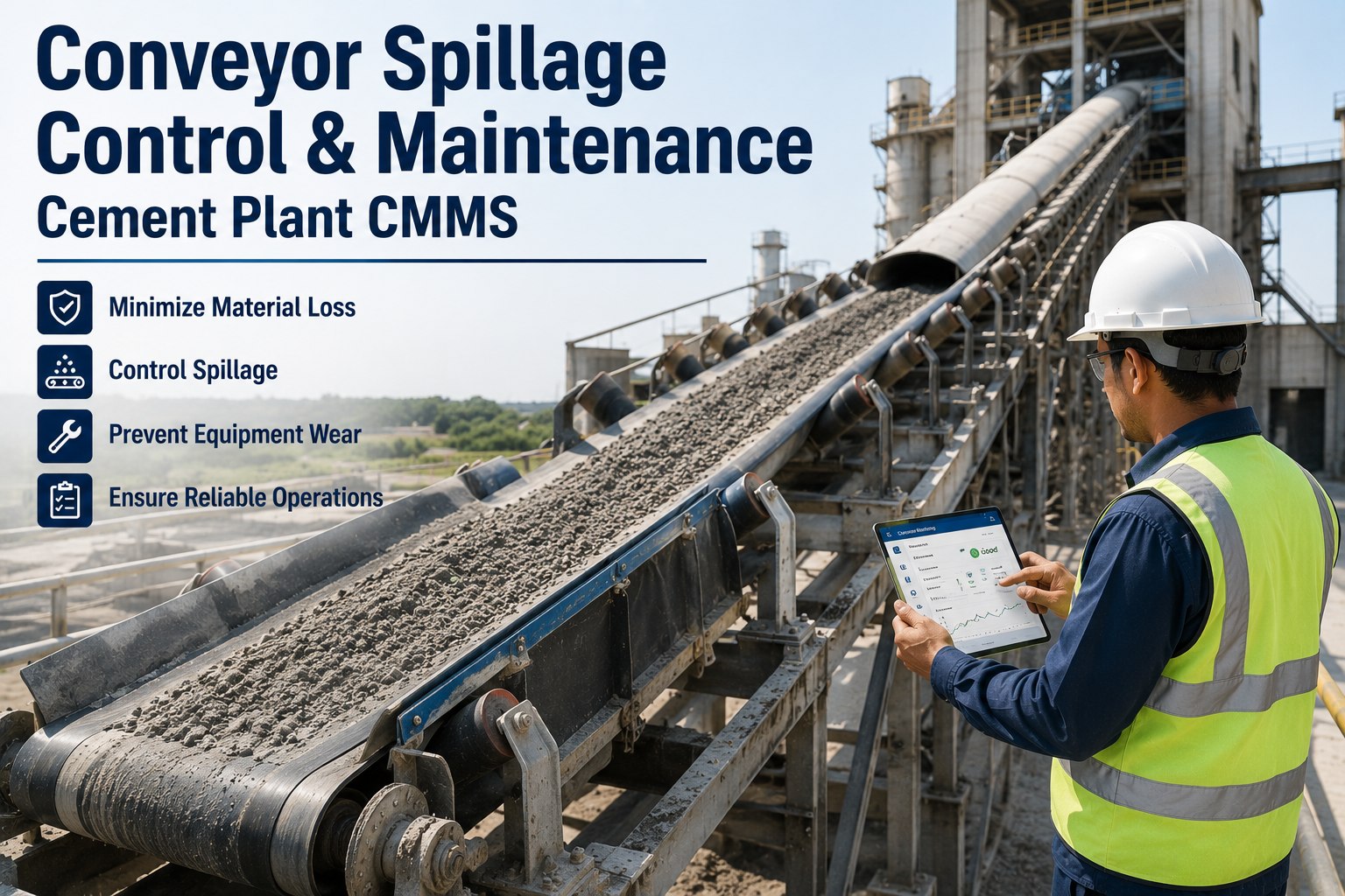 conveyor-spillage-control-maintenance-cement-plant-cmms