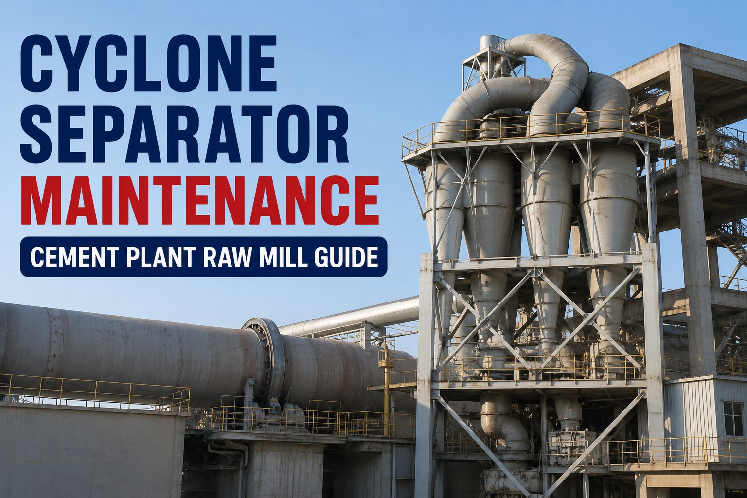 cyclone-separator-maintenance-cement-plant-raw-mill