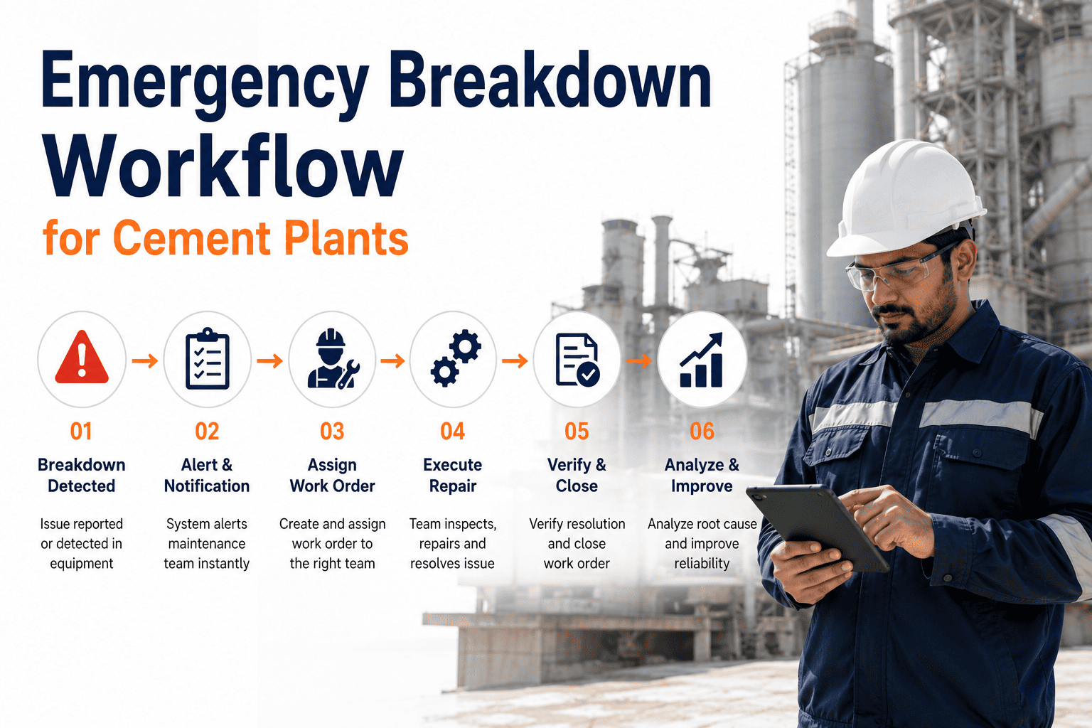 emergency-breakdown-workflow-cement-plants