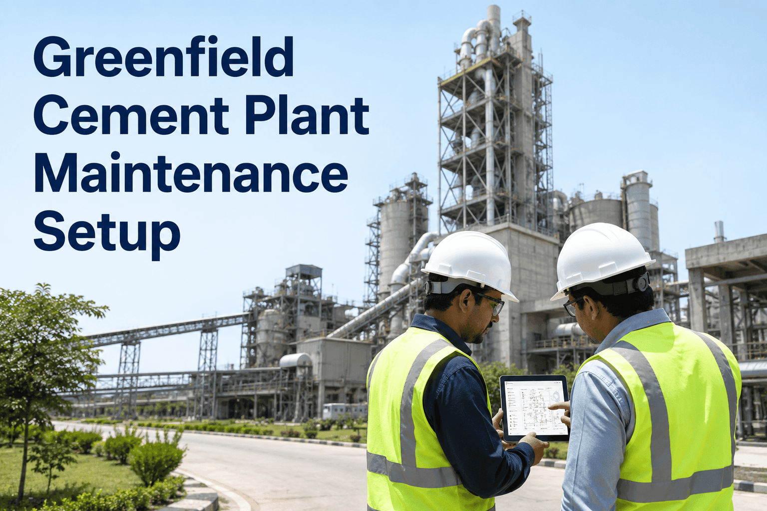greenfield-cement-plant-maintenance-setup