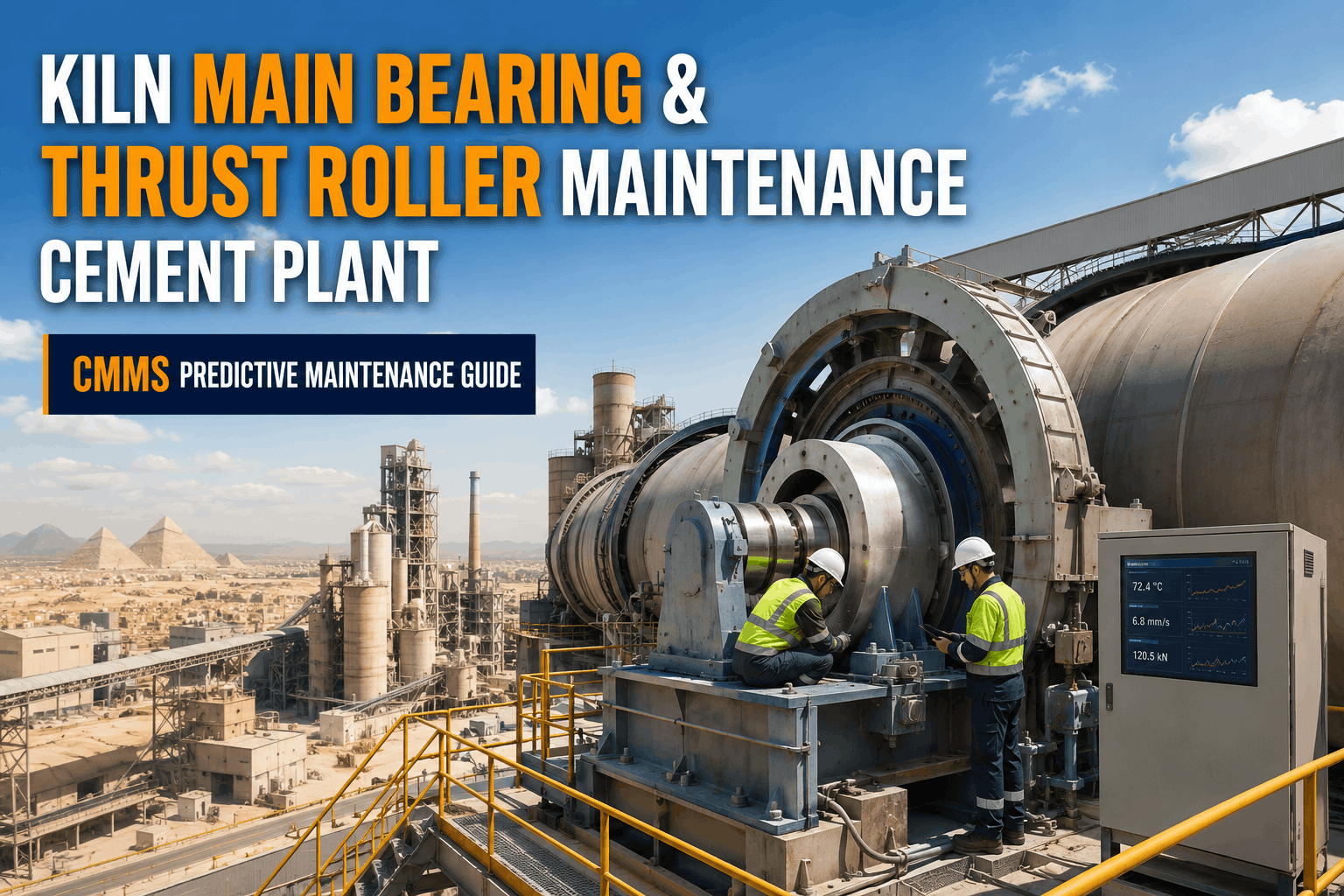 kiln-main-bearing-thrust-roller-maintenance-cement