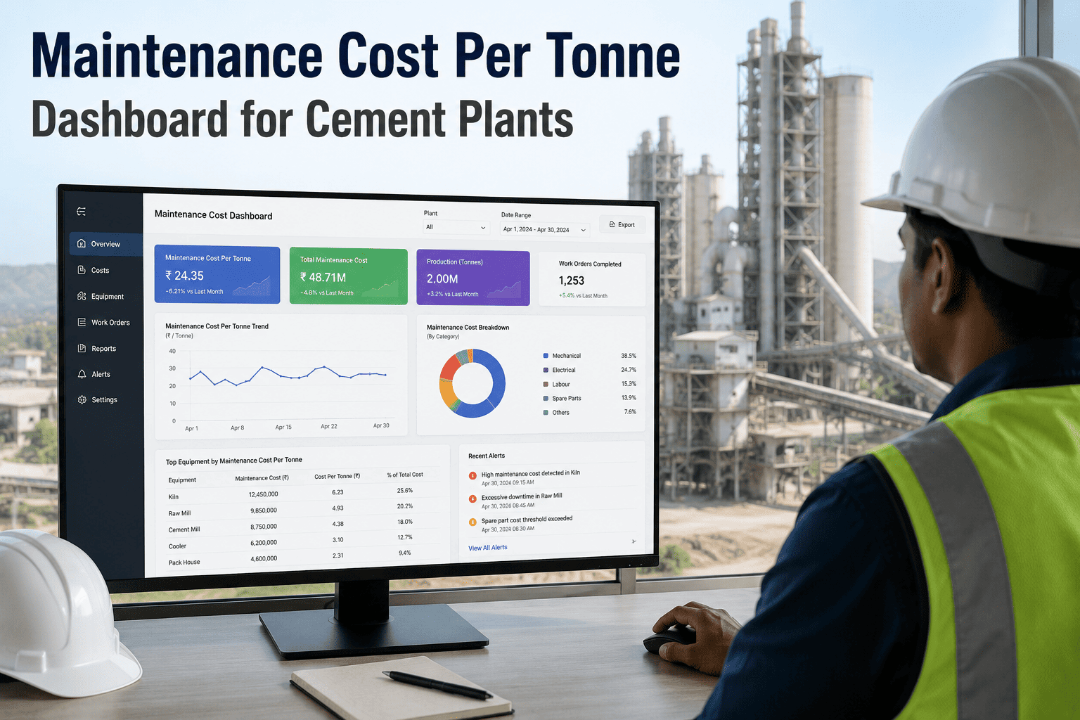 maintenance-cost-per-tonne-dashboard-for-cement-plants