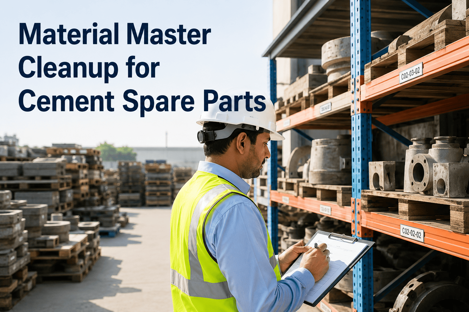 material-master-cleanup-cement-spare-parts