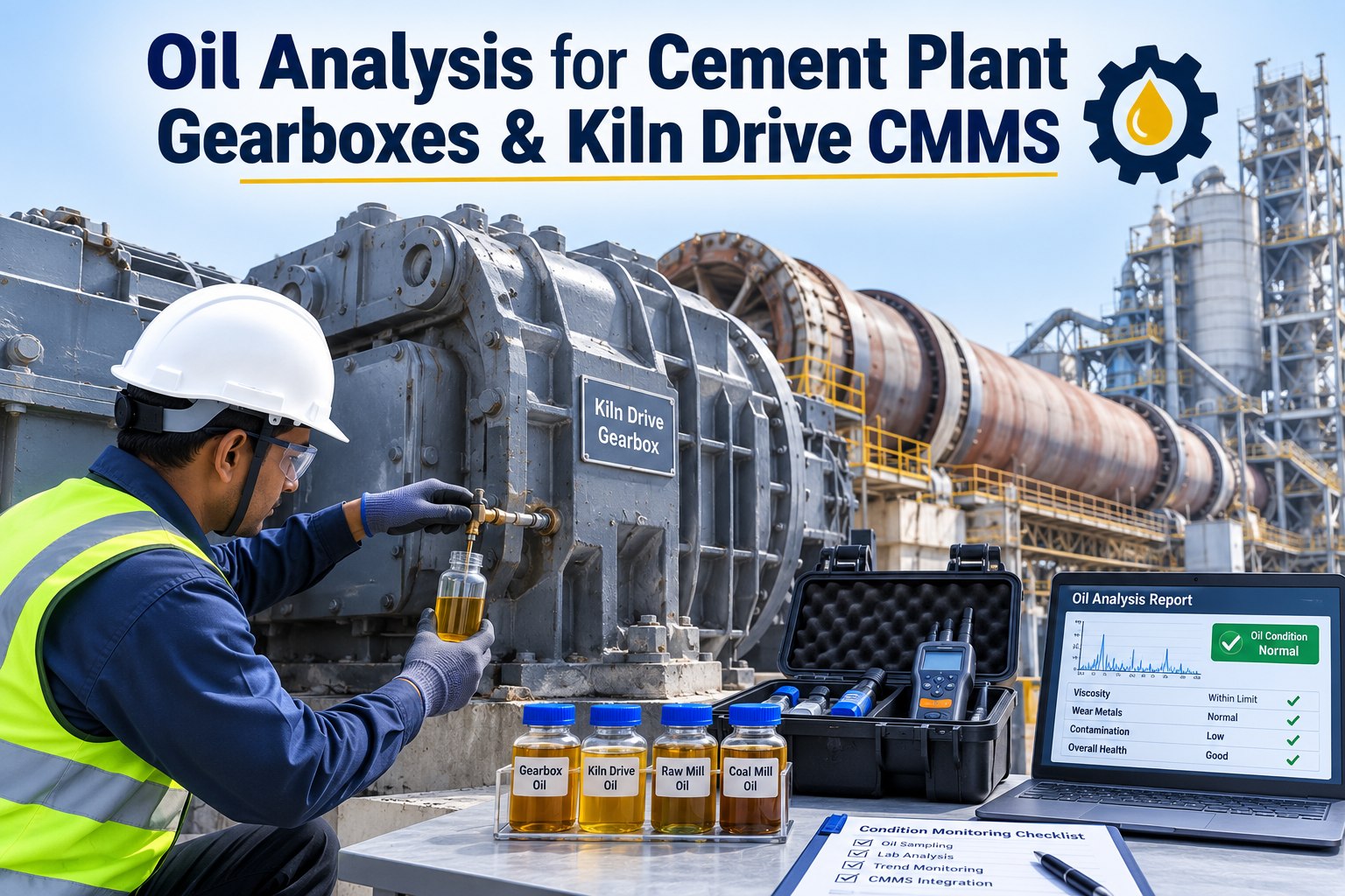 oil-analysis-cement-plant-gearbox-kiln-drive-cmms