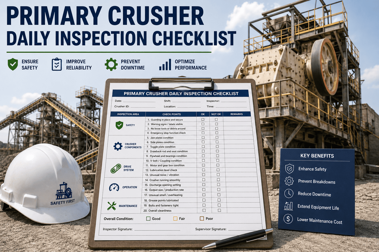 primary-crusher-daily-inspection-checklist