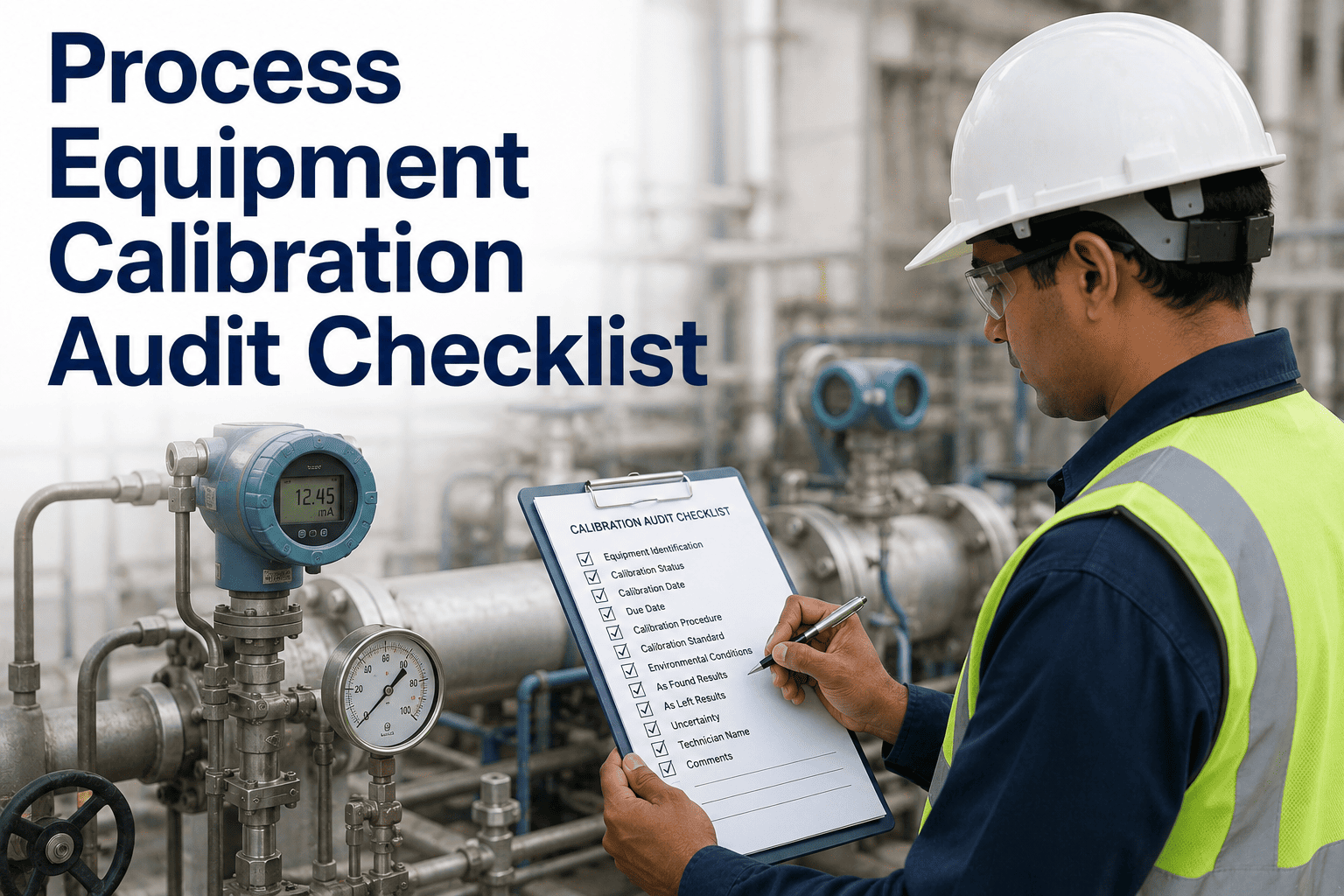 process-equipment-calibration-audit-checklist