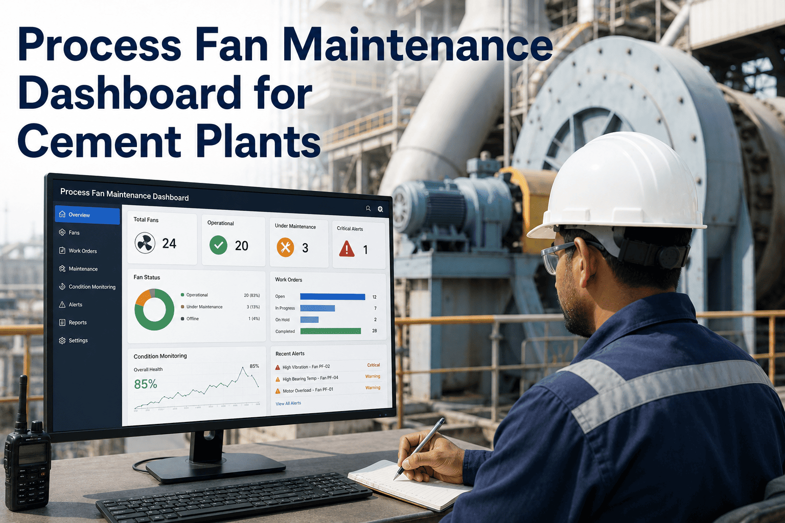 process-fan-maintenance-dashboard-cement-plants