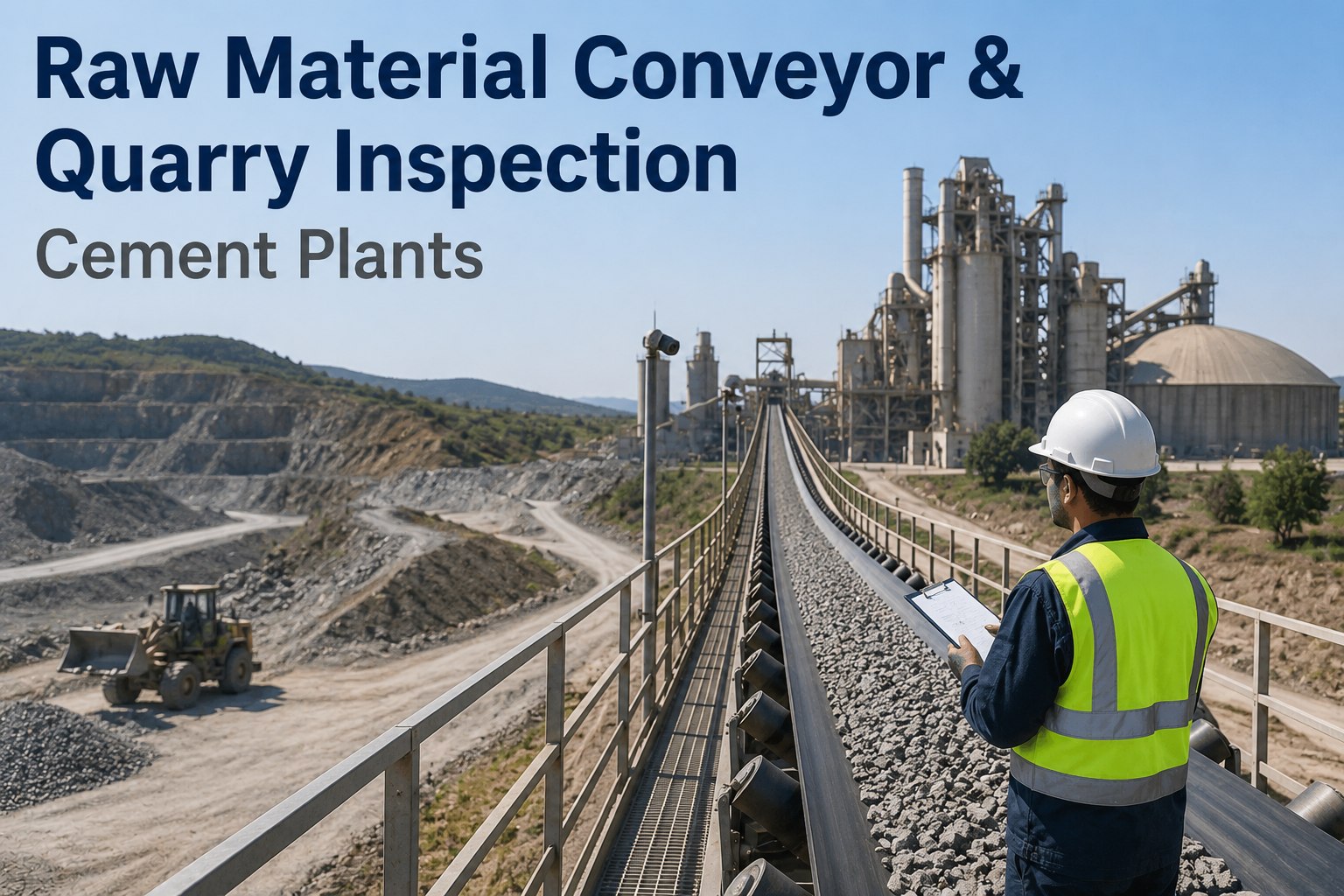 raw-material-conveyor-quarry-cement-plant-inspection