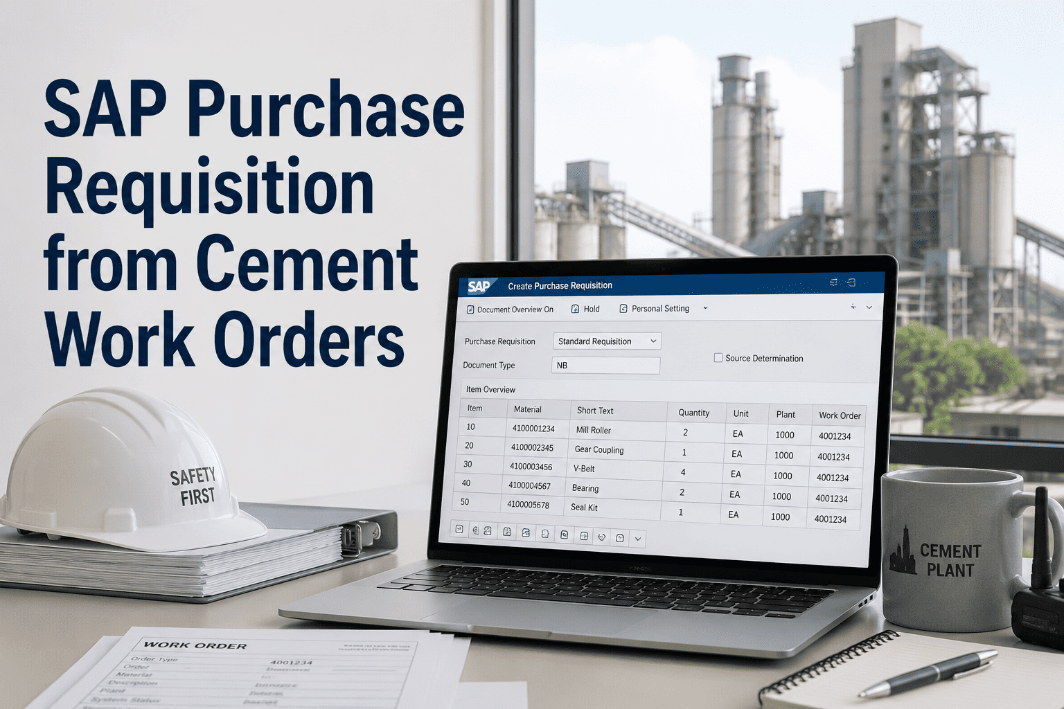 sap-purchase-requisition-cement-work-orders