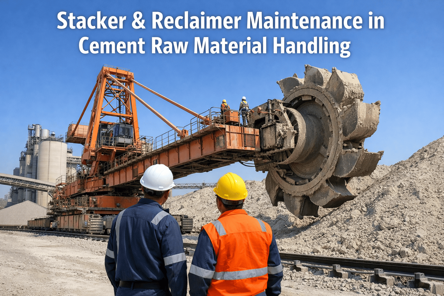 stacker-reclaimer-maintenance-cement-raw
