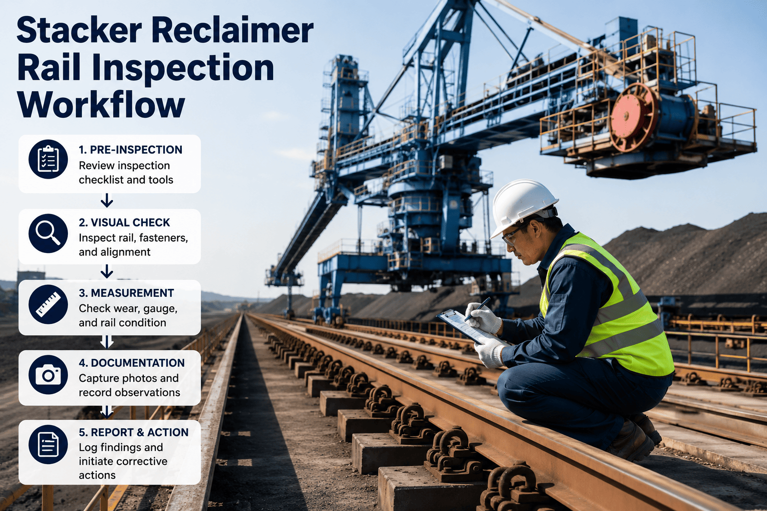 stacker-reclaimer-rail-inspection-workflow