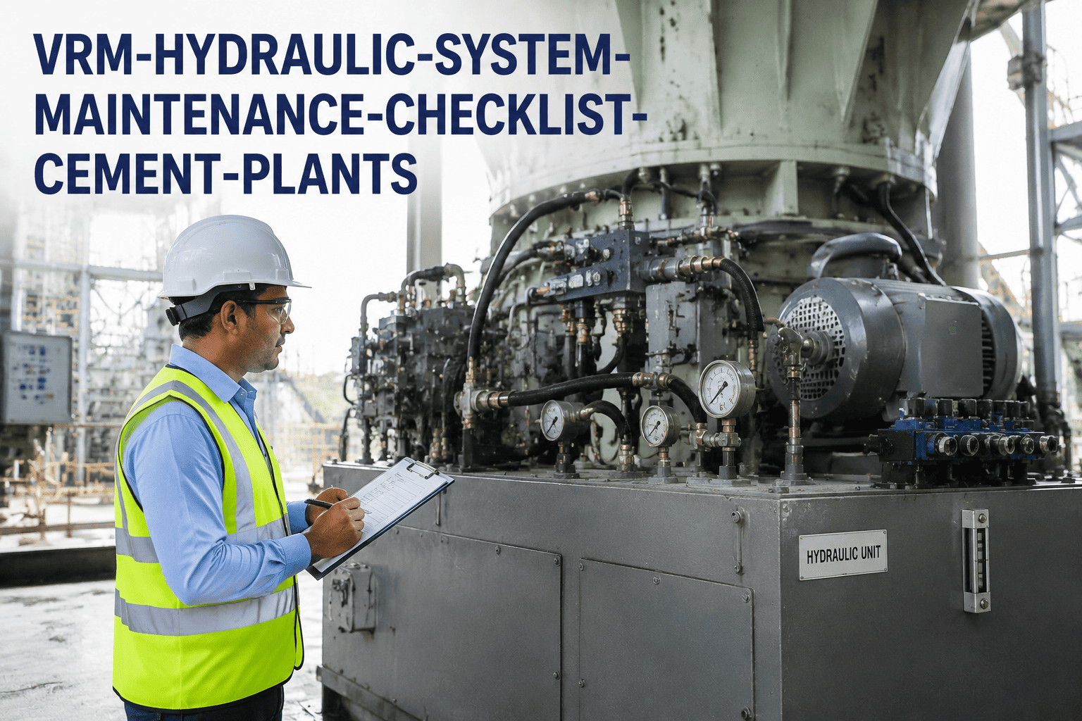 vrm-hydraulic-system-maintenance-checklist-cement-plants