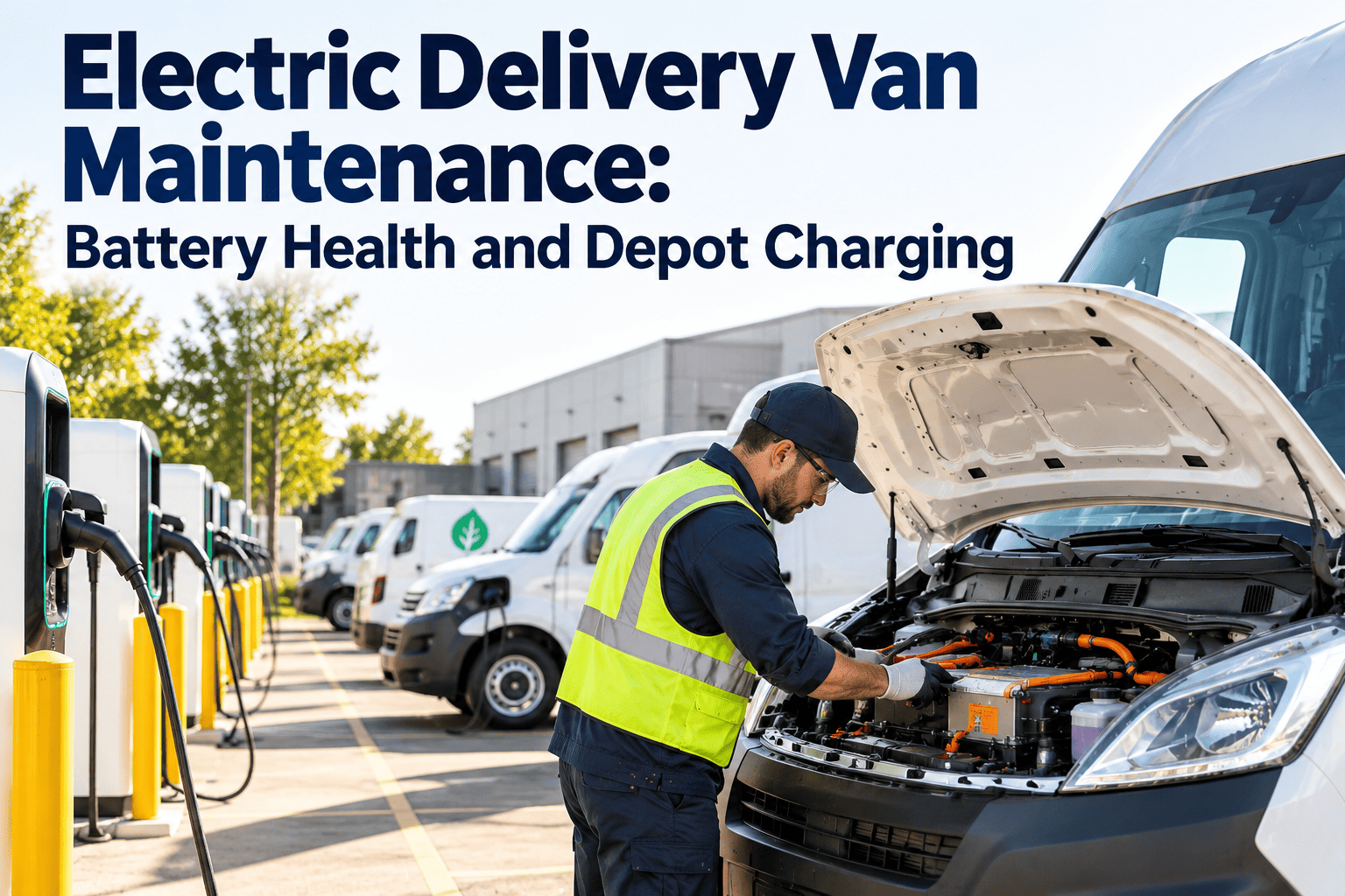 electric-delivery-van-maintenance-battery-charging