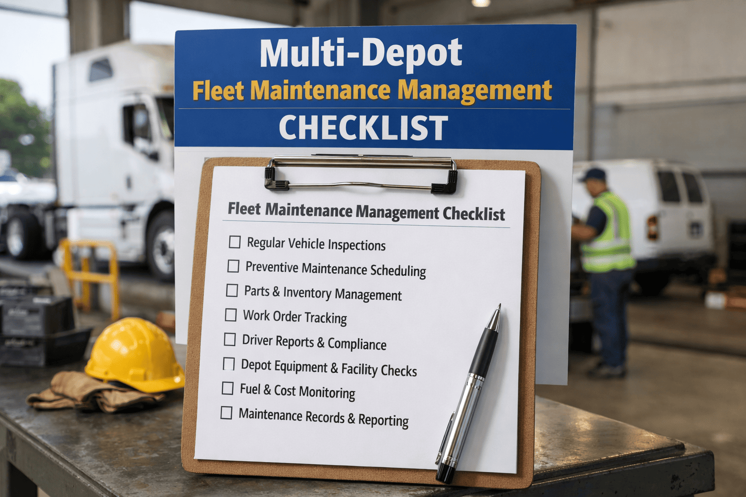 multi-depot-fleet-maintenance-checklist