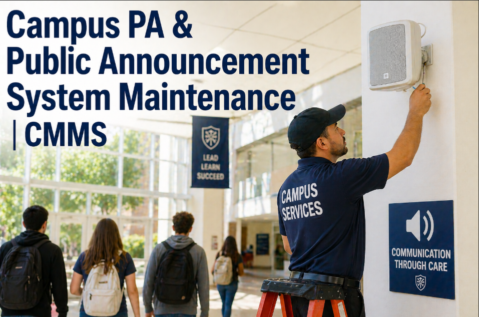 campus-public-announcement-pa-system-maintenance-cmms