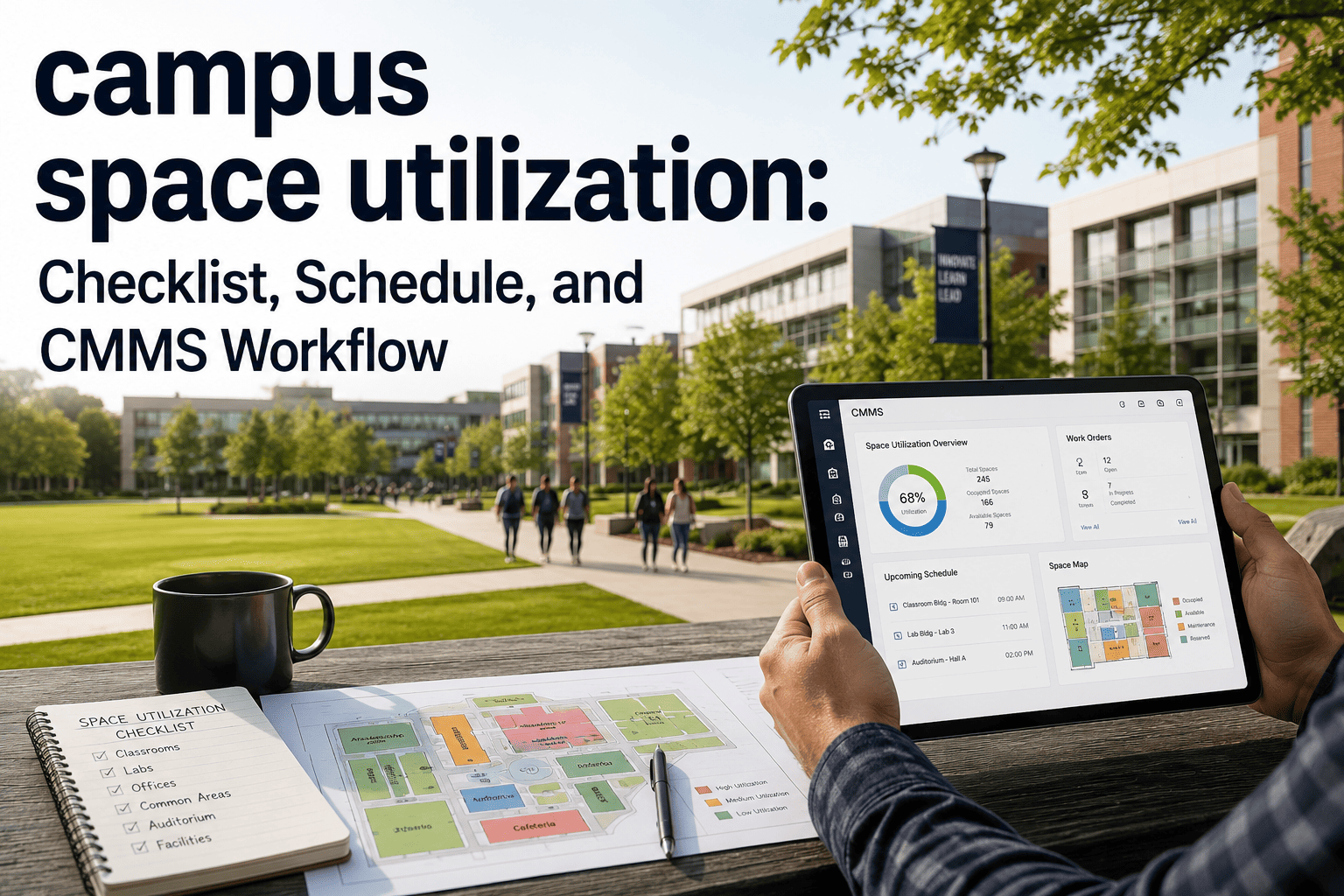 campus-space-utilization-checklist-schedule-and-cmms-workflow