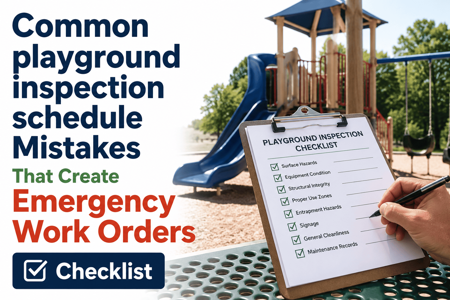 common-playground-inspection-schedule-mistakes-that-create-emergency-work-orders-checklist
