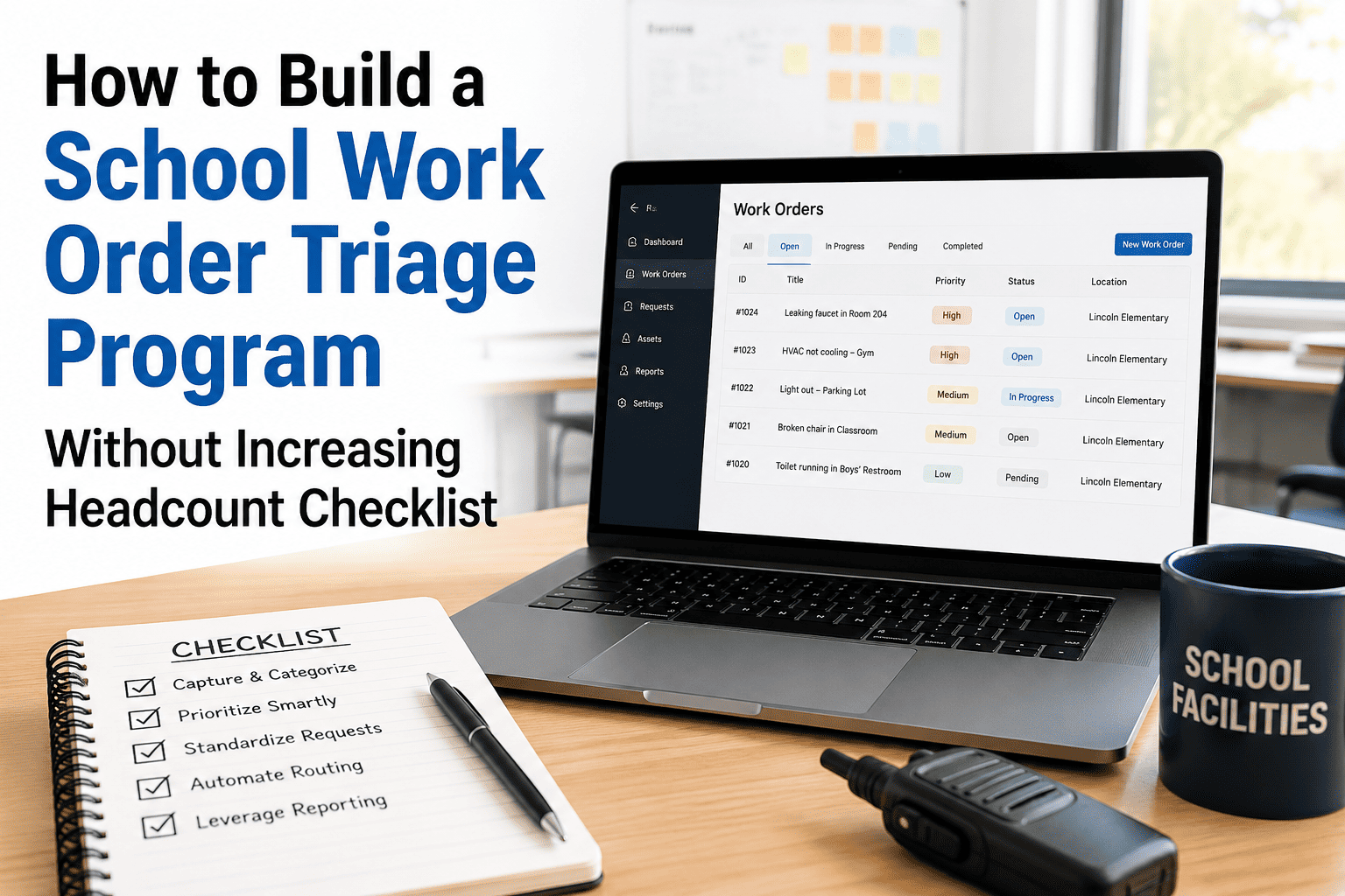 how-to-build-a-school-work-order-triage-program-without-increasing-headcount-checklist