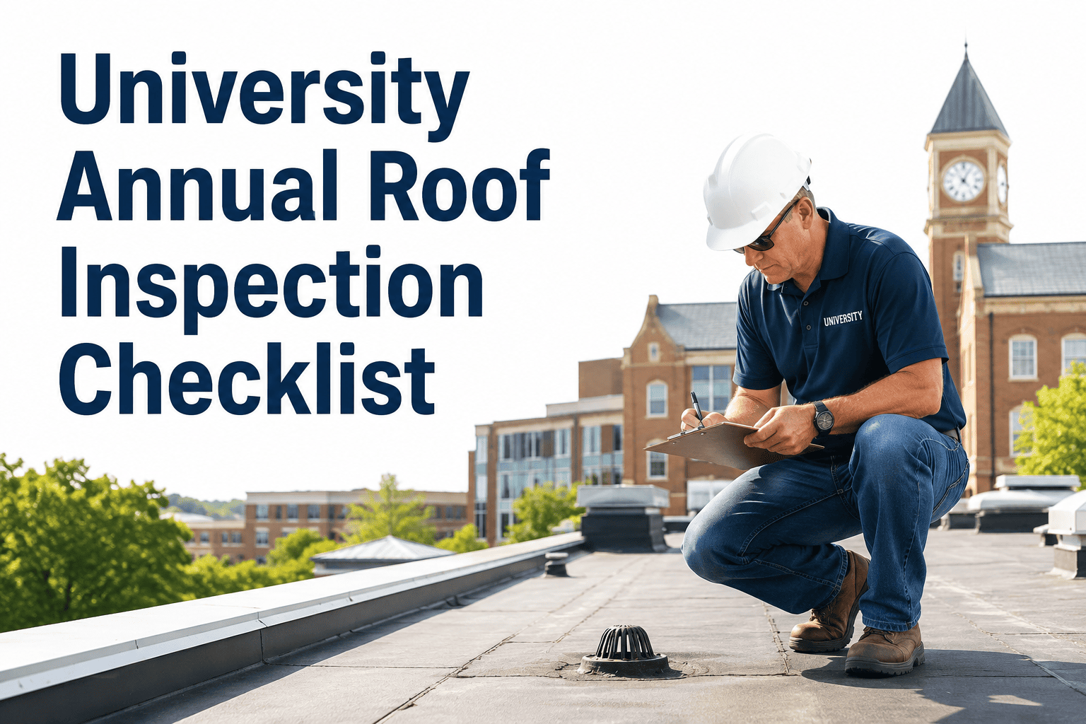 university-annual-roof-inspection-checklist