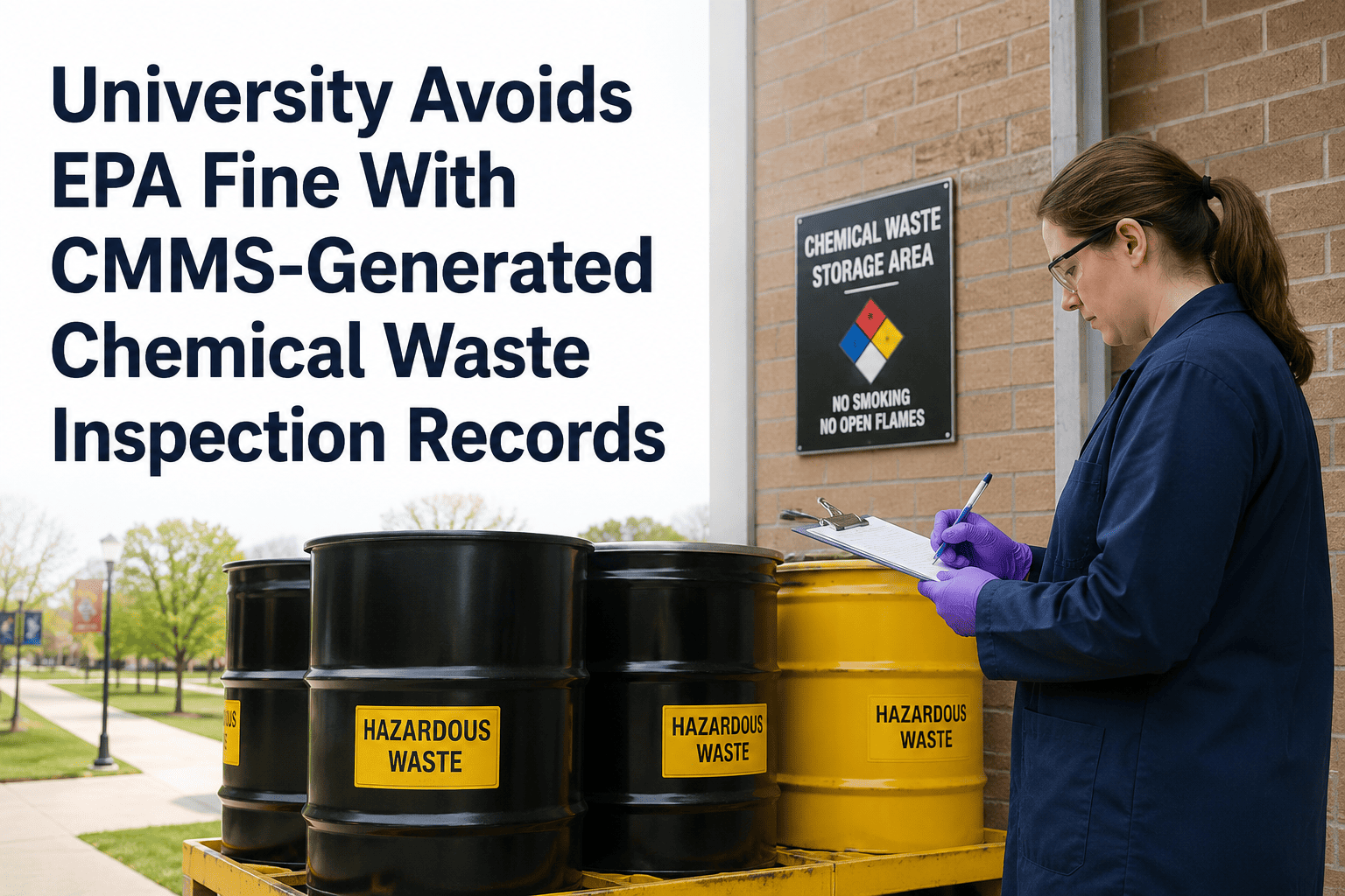 university-avoids-epa-fine-cmms-chemical-waste-inspection-records