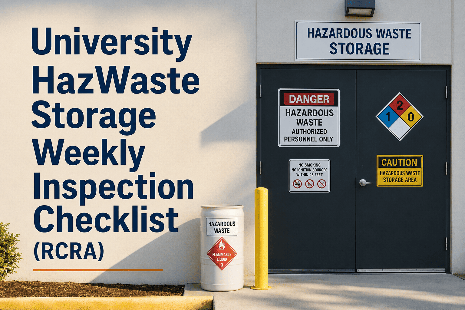 university-hazwaste-storage-weekly-inspection-checklist-rcra