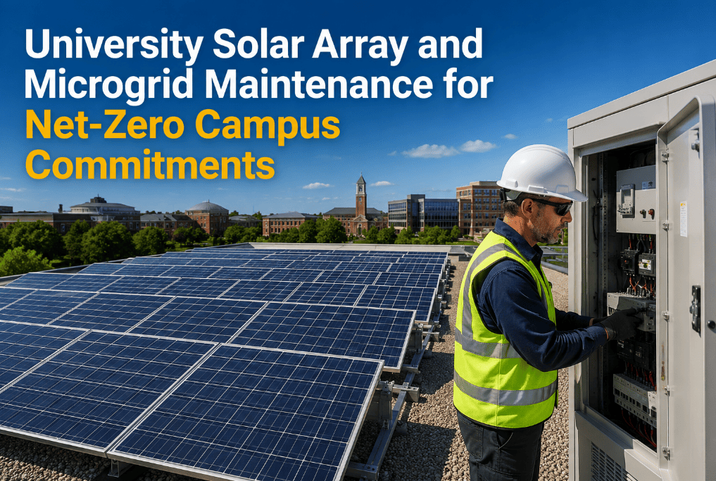 university-solar-array-microgrid-maintenance-net-zero-campus