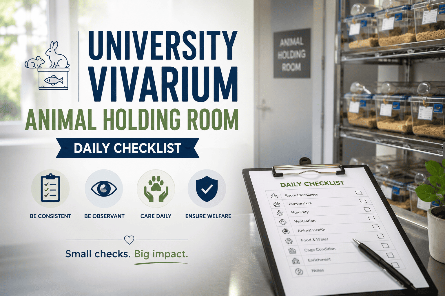 university-vivarium-animal-holding-room-daily-checklist