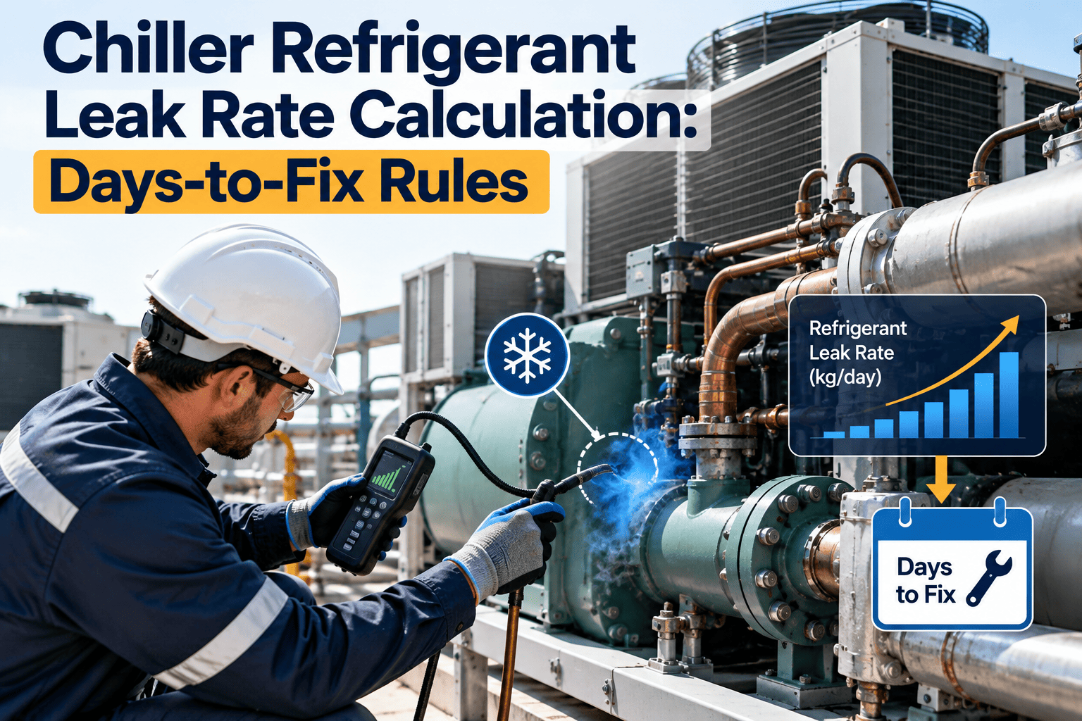 chiller-refrigerant-leak-rate-days-to-fix