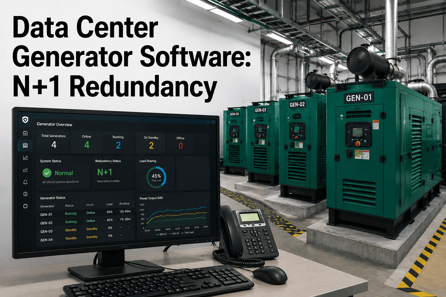 data-center-generator-software-n-1-redundancy