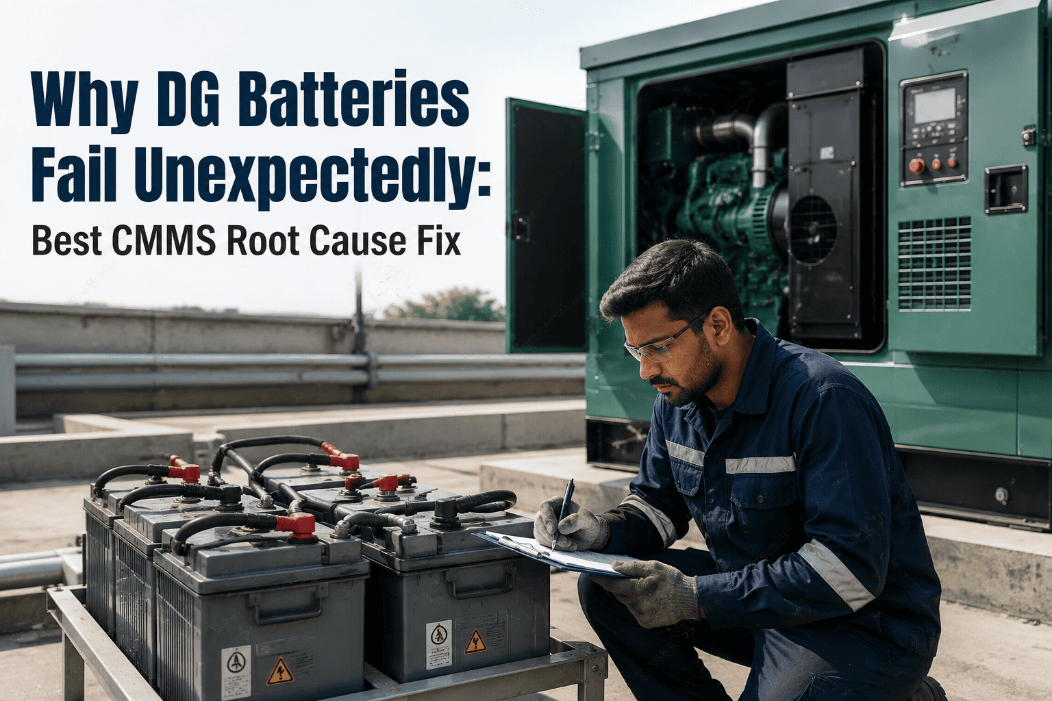dg-batteries-fail-unexpectedly-best-cmms-root-cause-fix